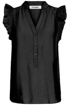 Online Co´Couture Callumcc Frill Top 35162 96 Black