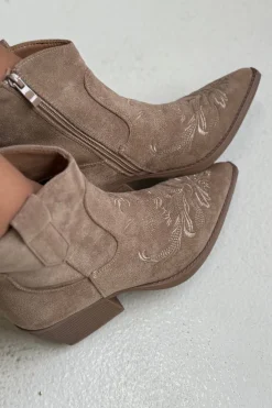 New Bloom Camila Boots Taupe