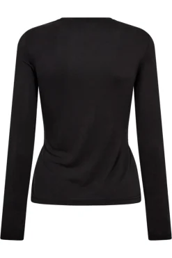 Hot Co´Couture Camillacc Drape Ls Blouse 33190 140