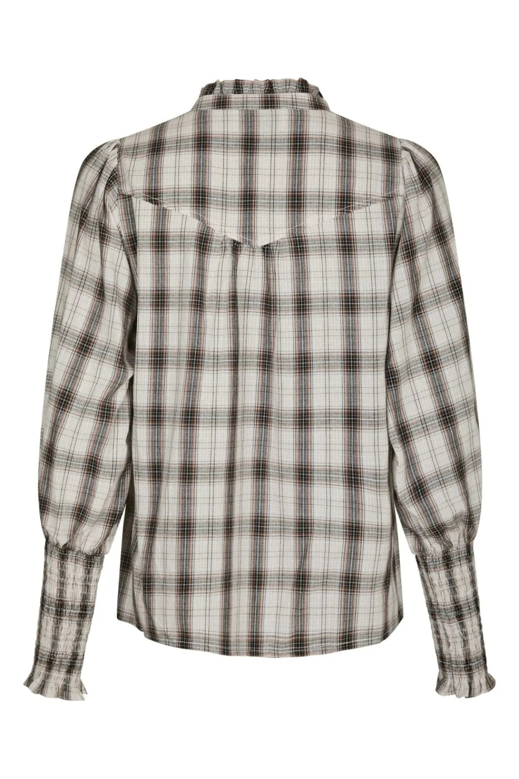 Online Neo Noir Camisa Big Check Blouse 166886 121