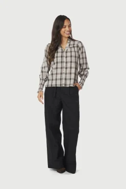 Online Neo Noir Camisa Big Check Blouse 166886 121