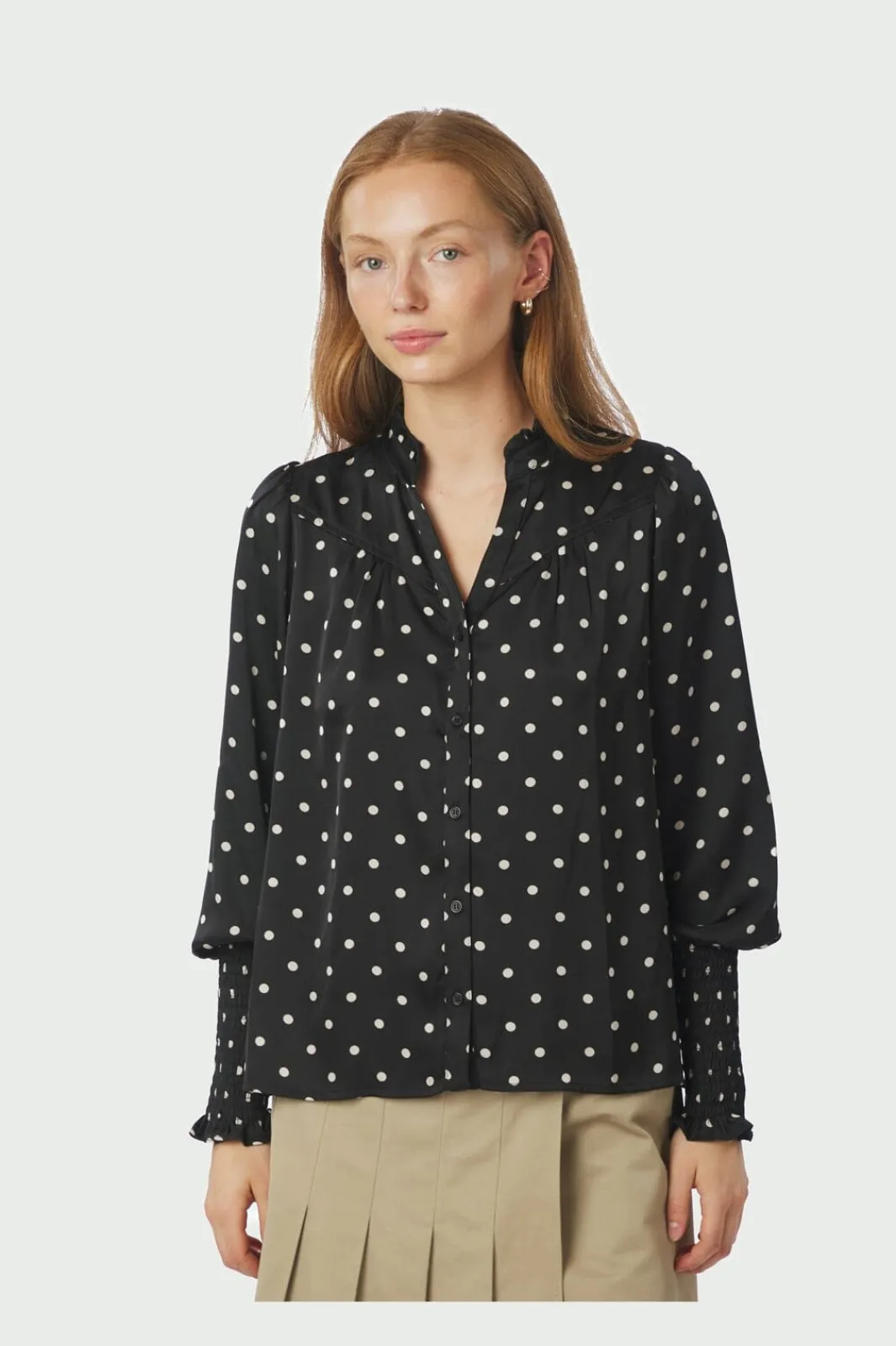 Online Neo Noir Camisa Dot Blouse 167161 100