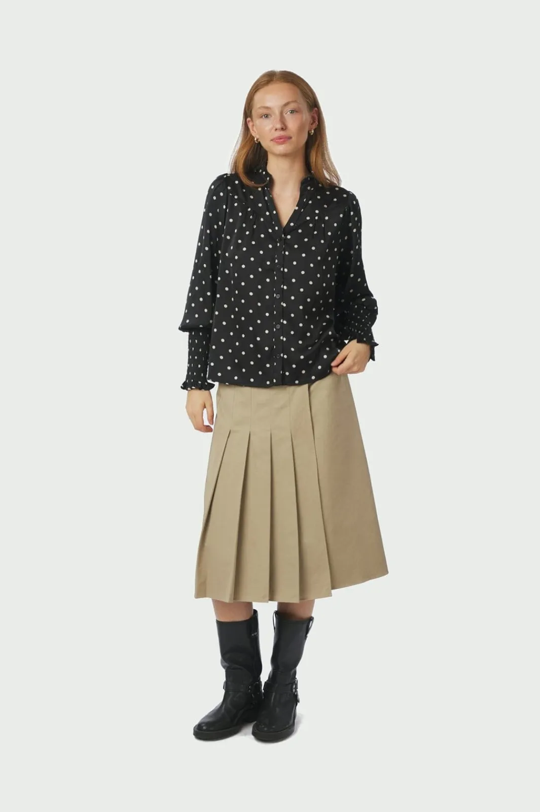 Online Neo Noir Camisa Dot Blouse 167161 100