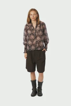 Discount Neo Noir Camisa Print Blouse 167189 100