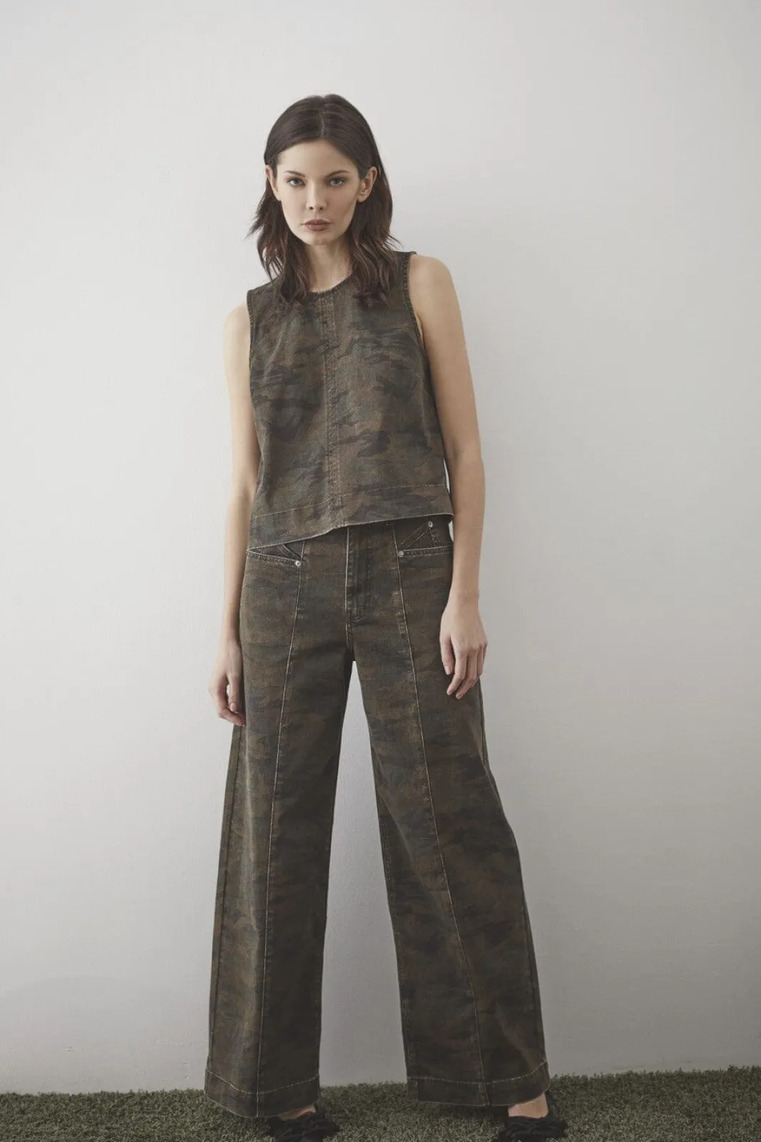 New Co´Couture Camoucc Denim Top 35908 77