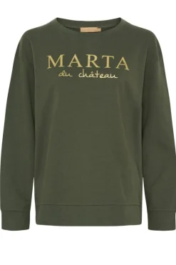 Clearance Marta Du Chateau Cannemette Sweat J-639 Military