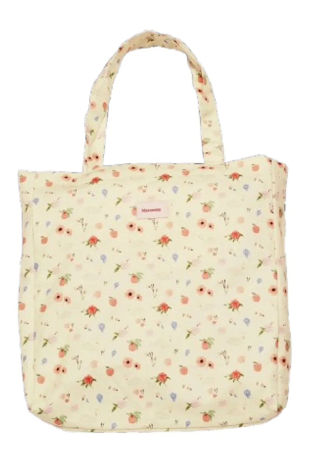 New Maanesten Canvas Totebag Roses And Shells 4061