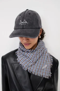 Discount Lala Berlin Cap Carlo 10017100 Washed Black