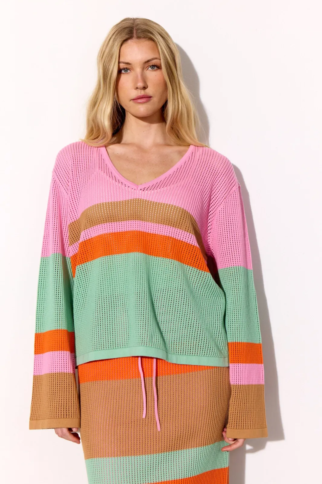 Sale Hunkøn Capri Blouse 26044 Icecream