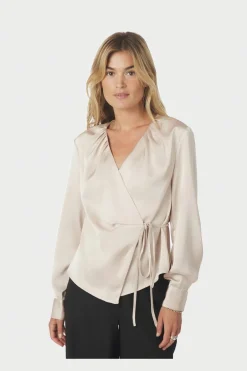 Online Neo Noir Caprina Heavy Sateen Blouse 166961 720