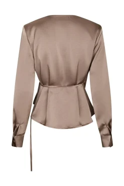 Online Neo Noir Caprina Heavy Sateen Blouse 166961 811