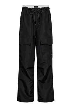 Hot Haute L'Amitié Cargo Pull On Trouser HL10265 Black