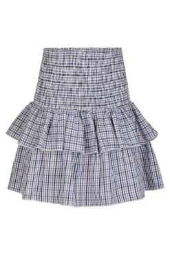Online Neo Noir Carin Double Check Skirt 165124 140