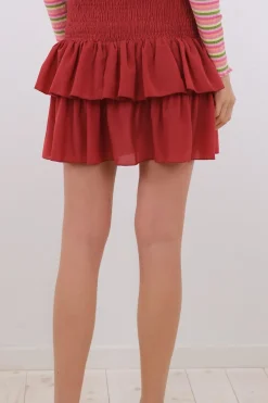 Sale Neo Noir Carin R Skirt Raspberry