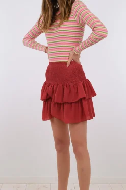 Sale Neo Noir Carin R Skirt Raspberry