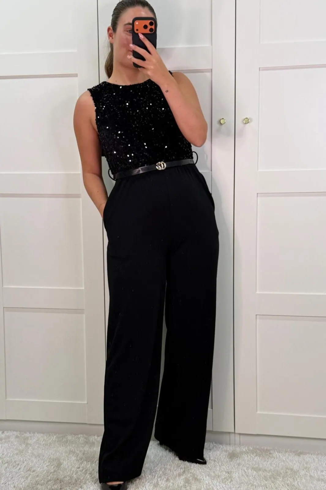 Hot A-bee Carina Jumpsuit Black