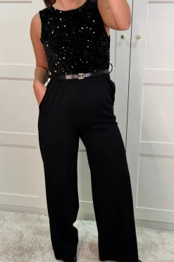 Hot A-bee Carina Jumpsuit Black