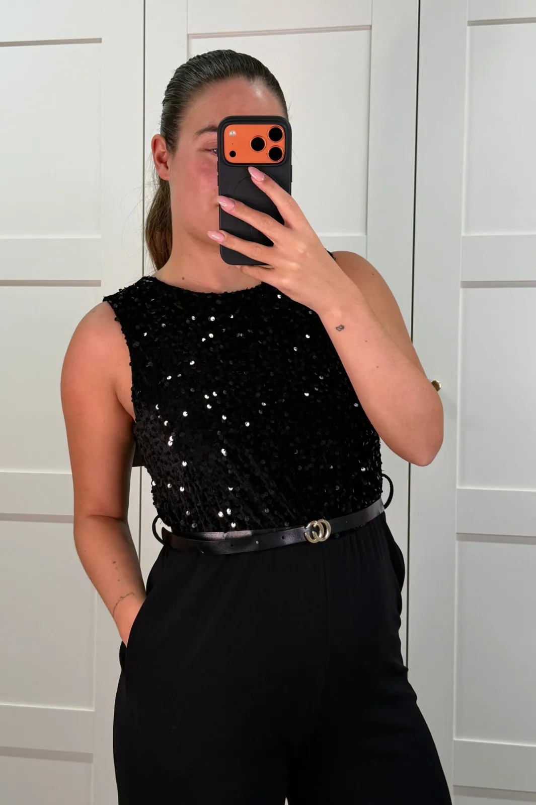 Hot A-bee Carina Jumpsuit Black