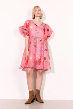Clearance Hunkøn Carly Dress 25960 Graffiti Art Print