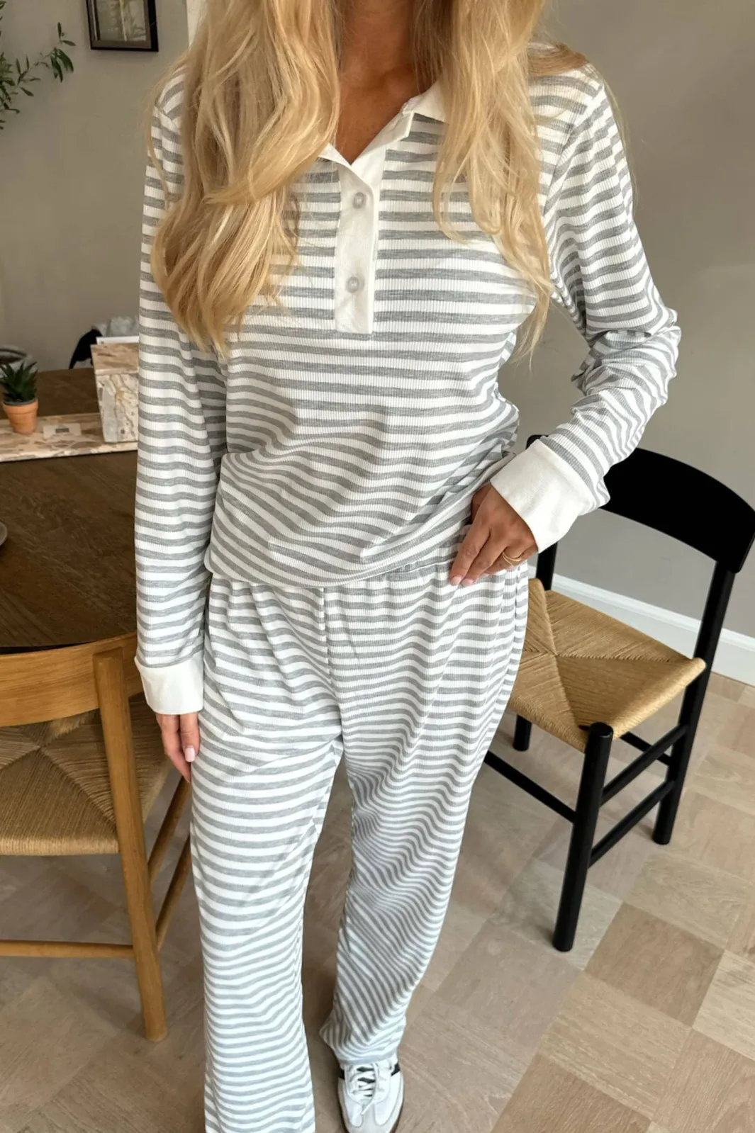 Sale BYIC Carlyic Polo greys Grey Stripes