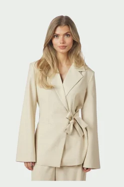 Neo Noir Carmia Melange Tie Blazer 168227 976