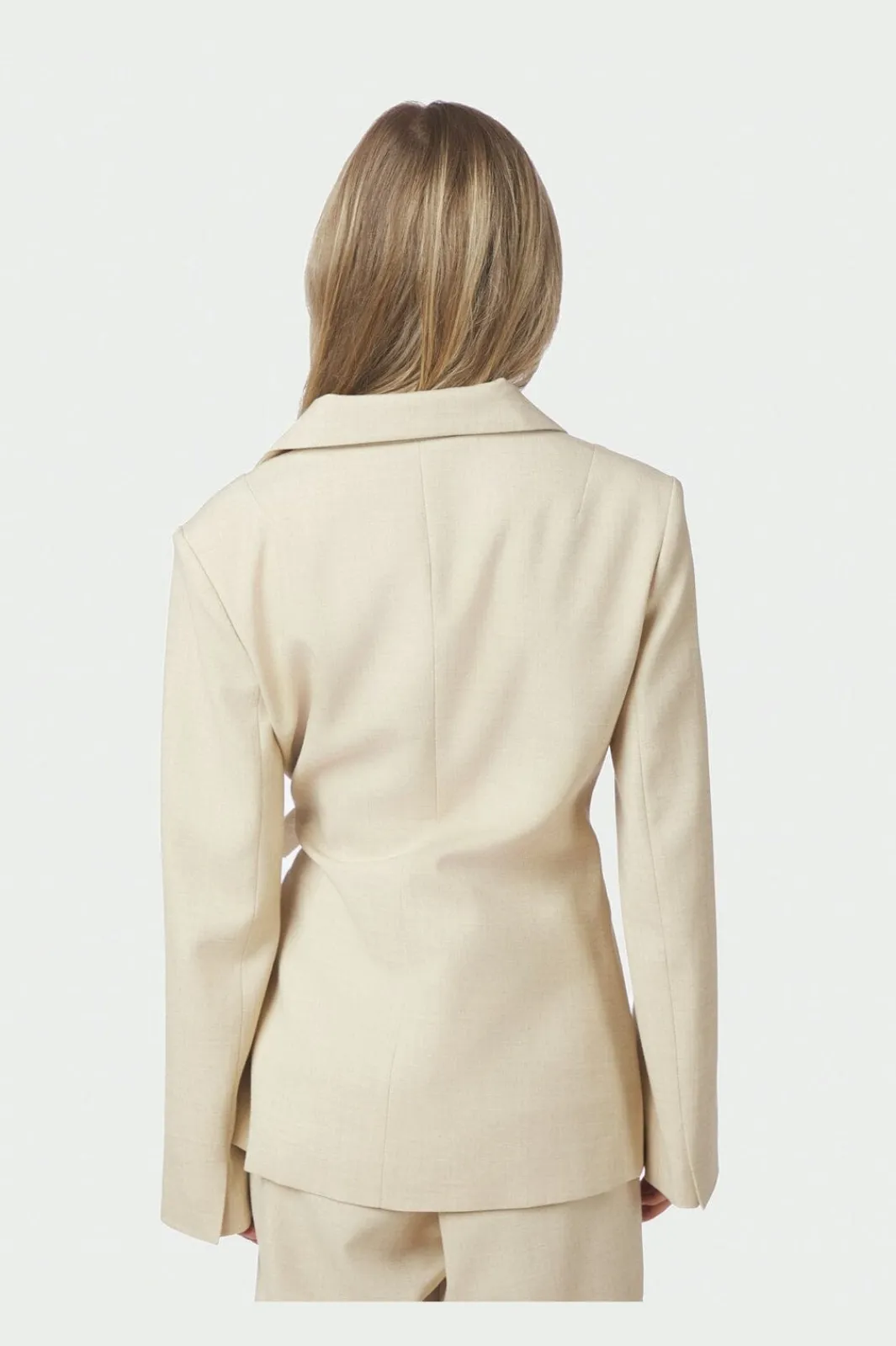Neo Noir Carmia Melange Tie Blazer 168227 976