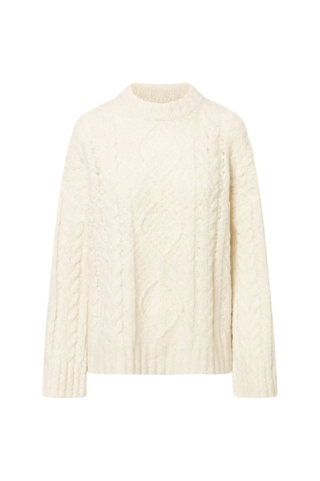Discount Twist & Tango Carole Cable-Knit Sweater 910403 Off White