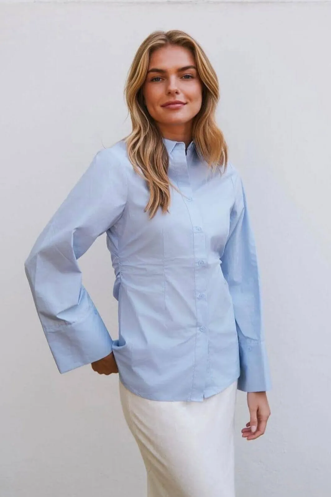 Best Neo Noir Caroli Poplin Shirt 165894 145