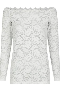 Online Neo Noir Casadi Lace Flower Blouse 162631 120