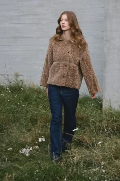 Best Neo Noir Castor Faux Fur Jacket 164862 214