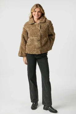 Best Neo Noir Castor Faux Fur Jacket 164862 214