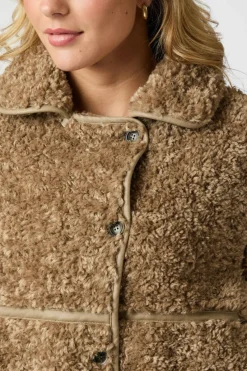 Best Neo Noir Castor Faux Fur Jacket 164862 214