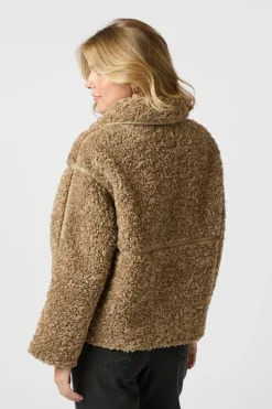 Best Neo Noir Castor Faux Fur Jacket 164862 214