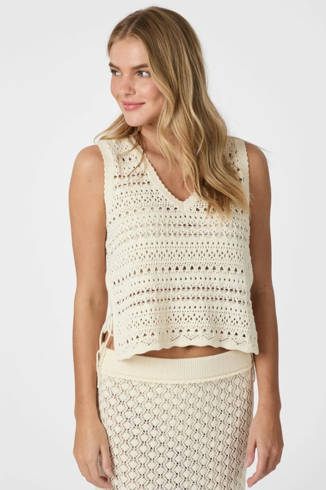 Sale Neo Noir Catana Crochet Knit Top 165990 122