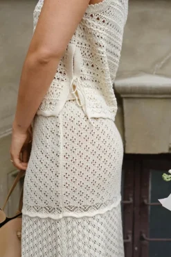 Sale Neo Noir Catana Crochet Knit Top 165990 122