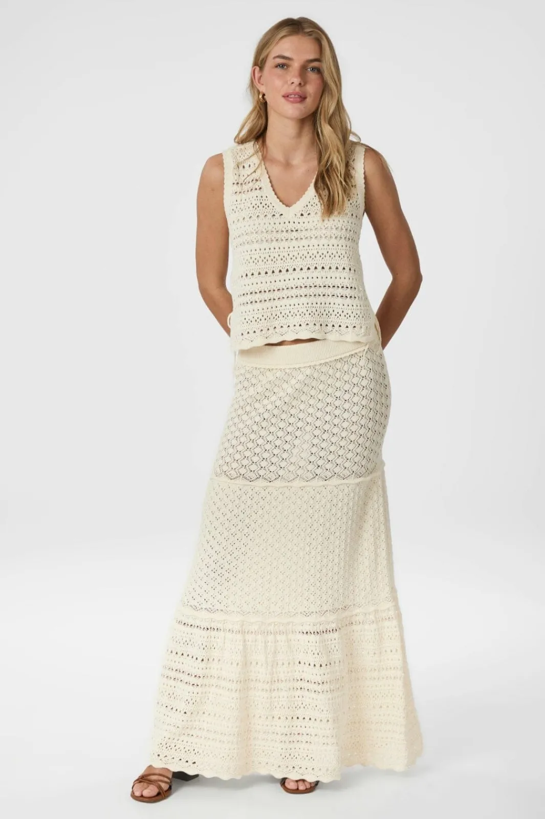 Sale Neo Noir Catana Crochet Knit Top 165990 122