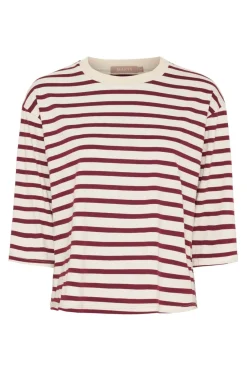 Marta Du Chateau Cbrooklyn Tee 58351 Beige/Bordeaux
