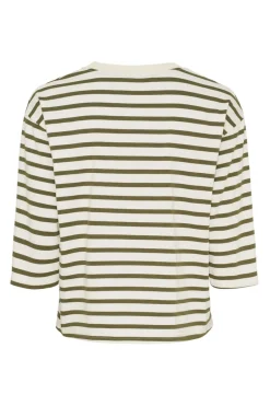 Clearance Marta Du Chateau Cbrooklyn Tee 58351 Beige/Military