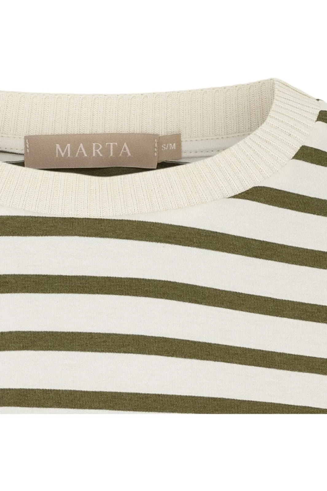 Clearance Marta Du Chateau Cbrooklyn Tee 58351 Beige/Military