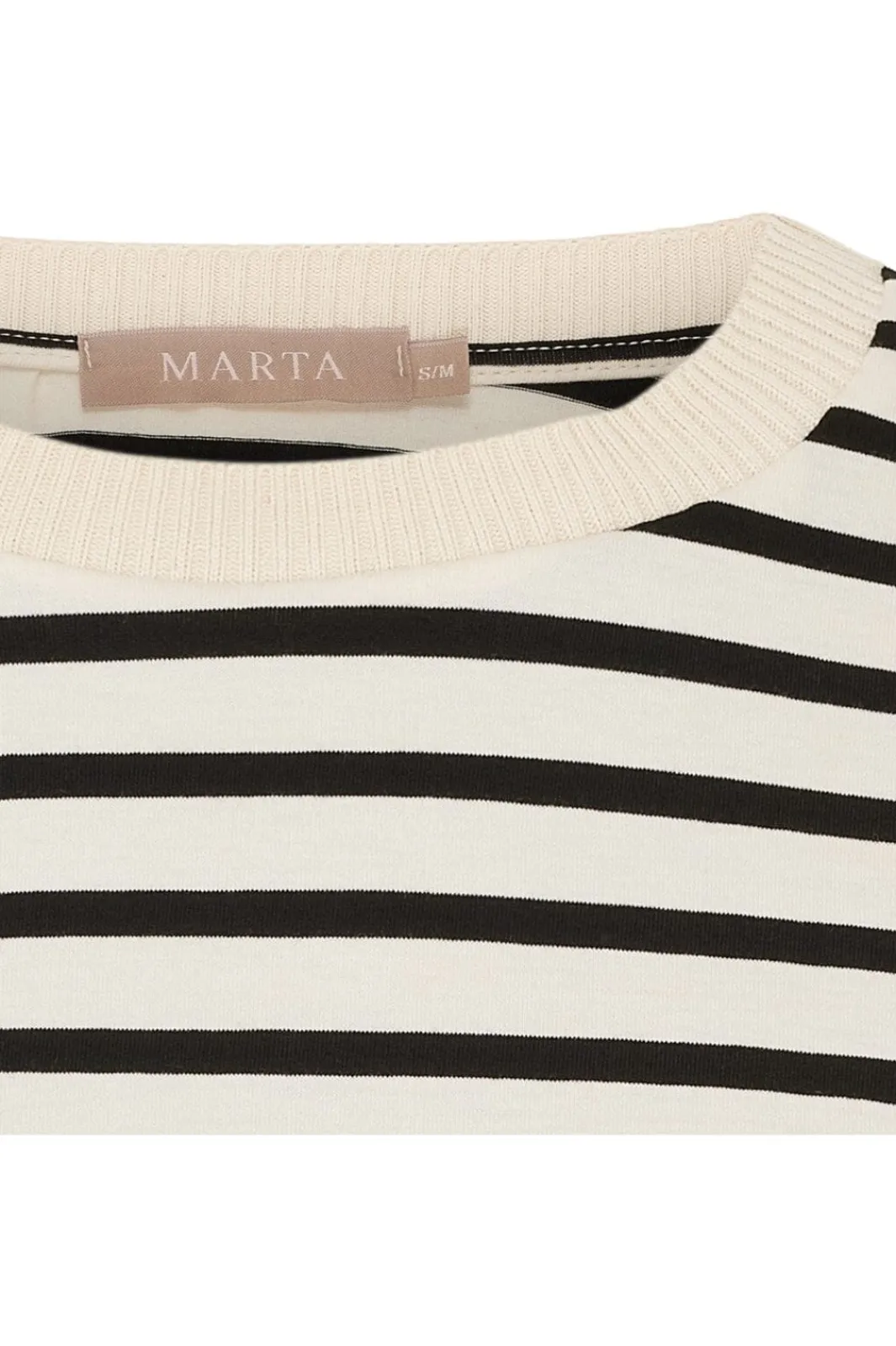 Clearance Marta Du Chateau Cbrooklyn Tee 58351 Beige/Black