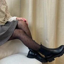 Clearance Marta Du Chateau Cchris Tights 20Den 121-CD22PO1 Black Dot