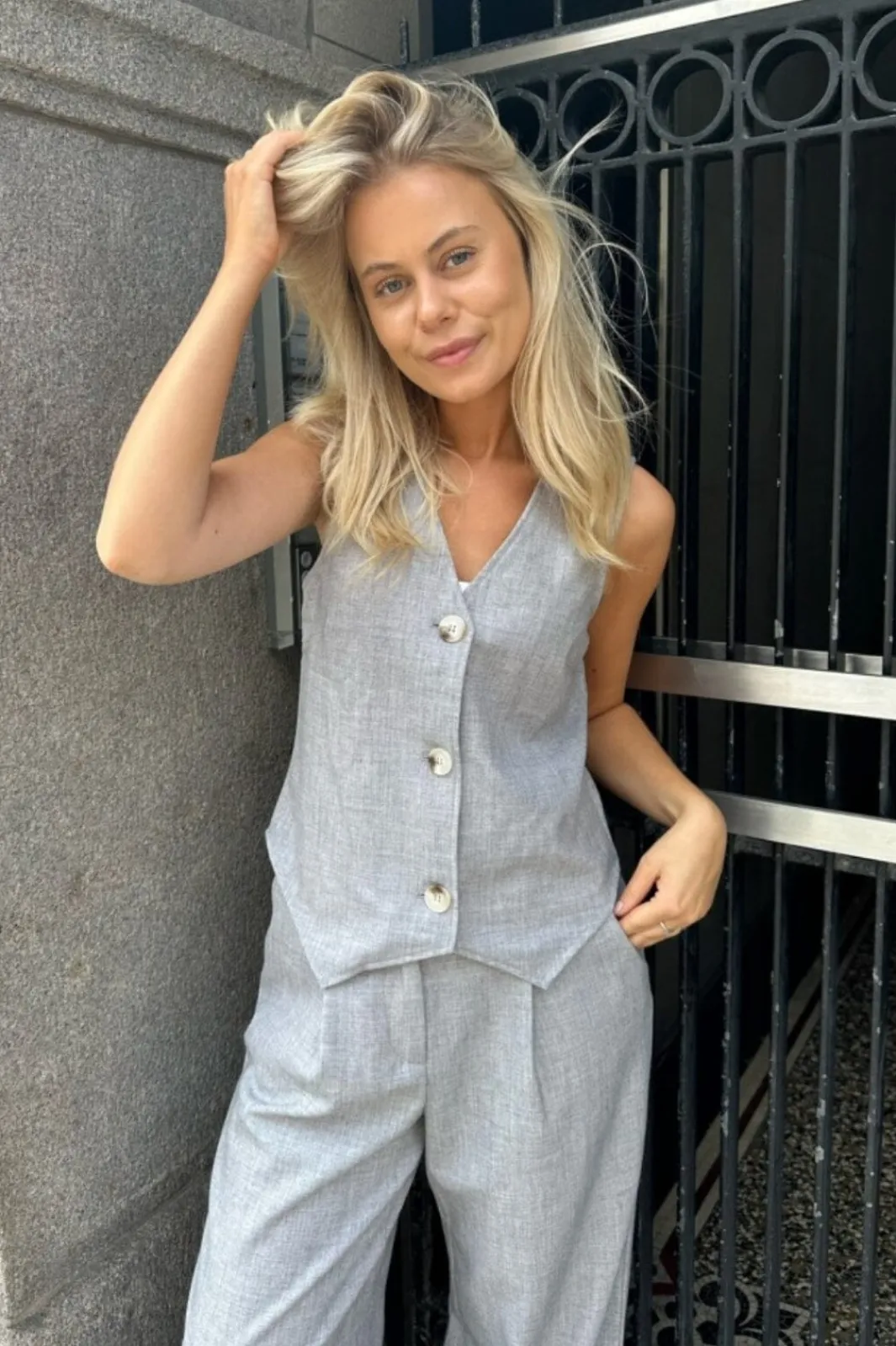 New BYIC Celina Pants Grey