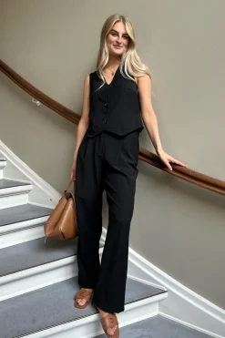 New BYIC Celina Vest Black