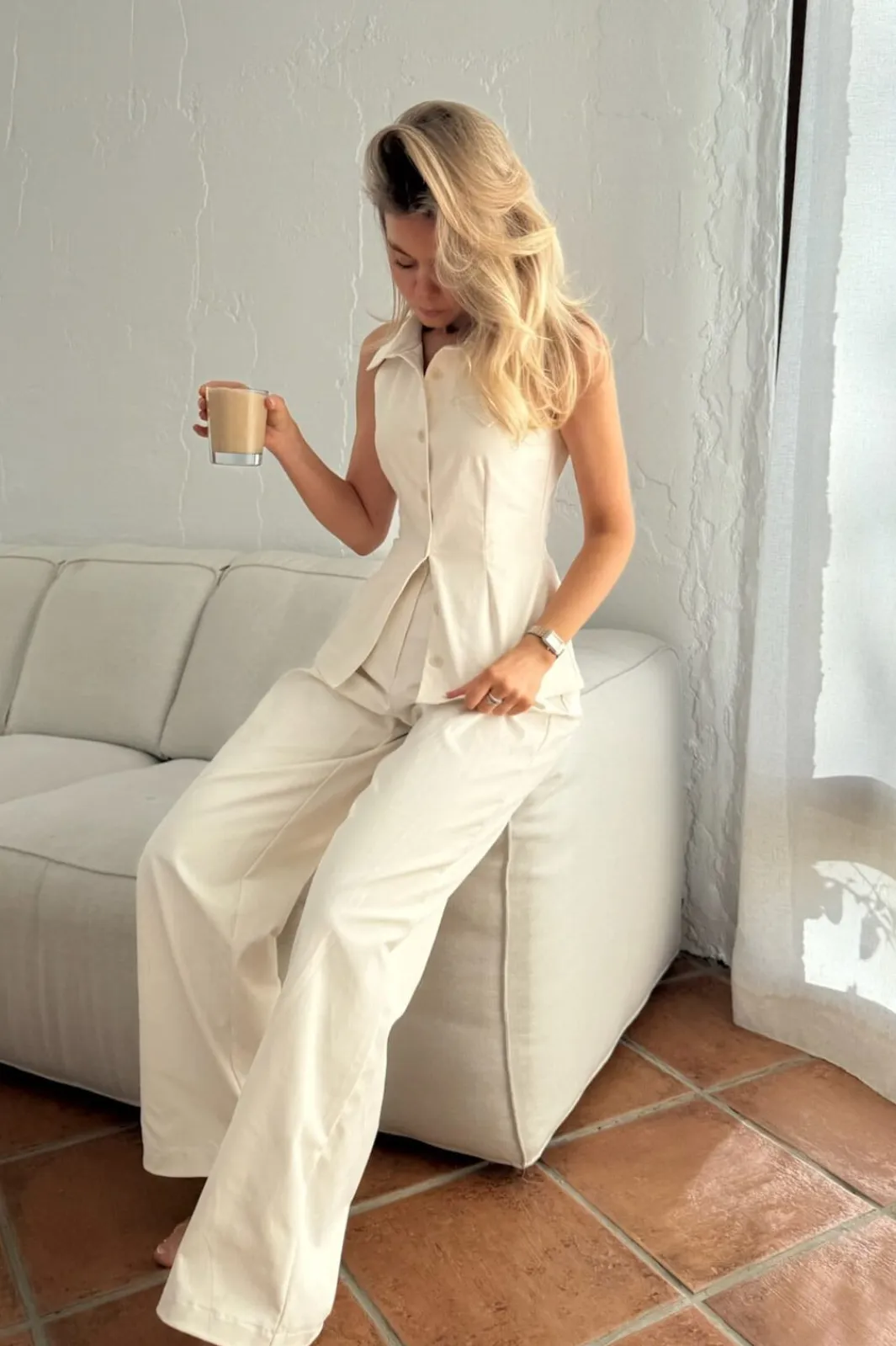 Outlet BYIC Celinaic Pants A2351 White