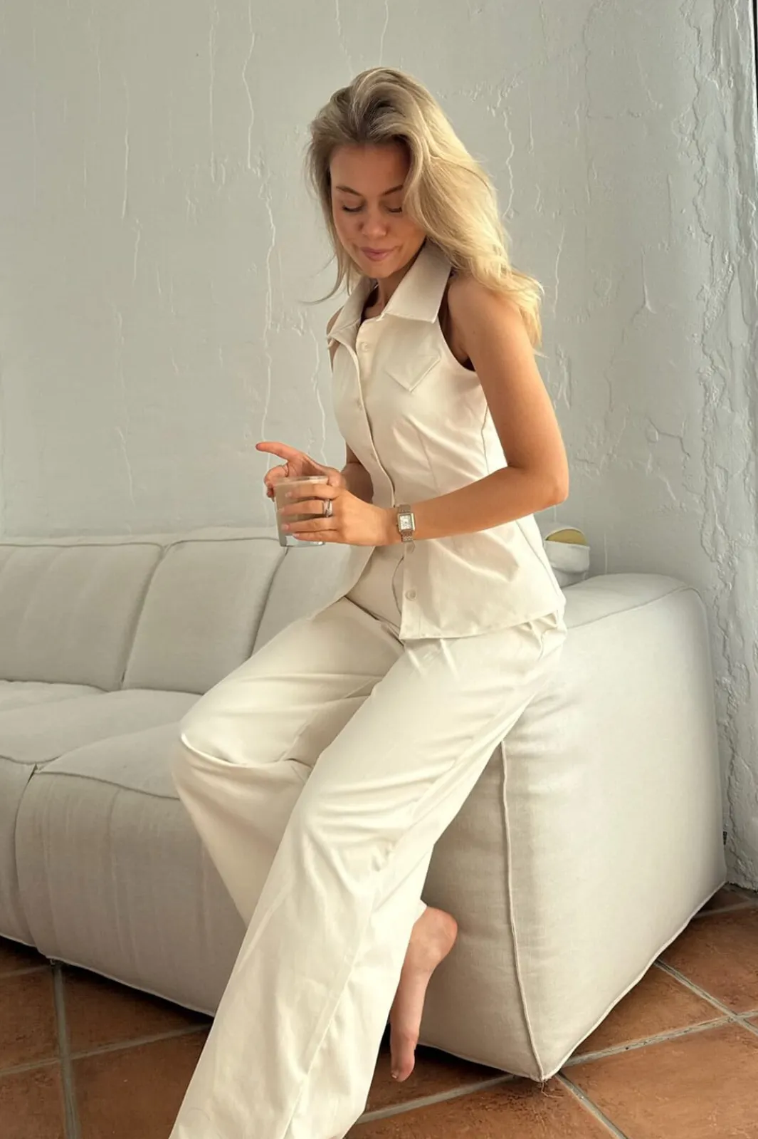 Outlet BYIC Celinaic Pants A2351 White