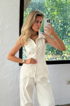 Outlet BYIC Celinaic Pants A2351 White