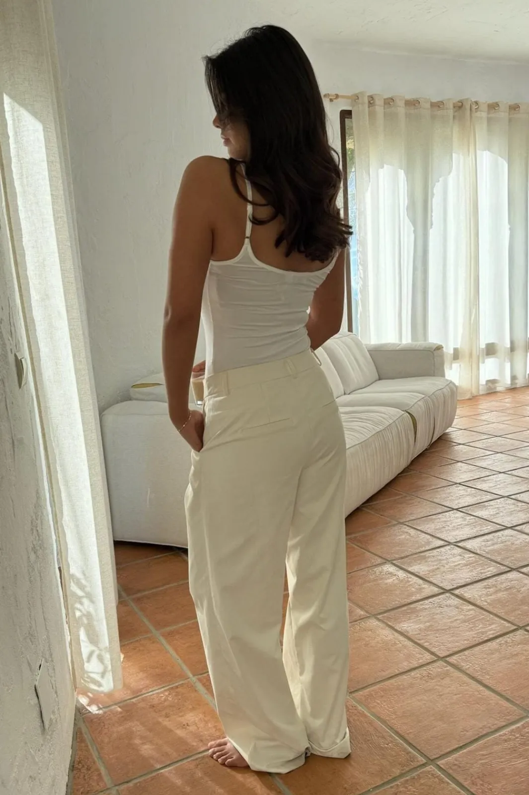Outlet BYIC Celinaic Pants A2351 White