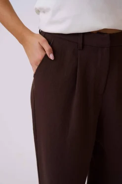 Sale BYIC Celinaic Pants A2351 Dark Brown Texture