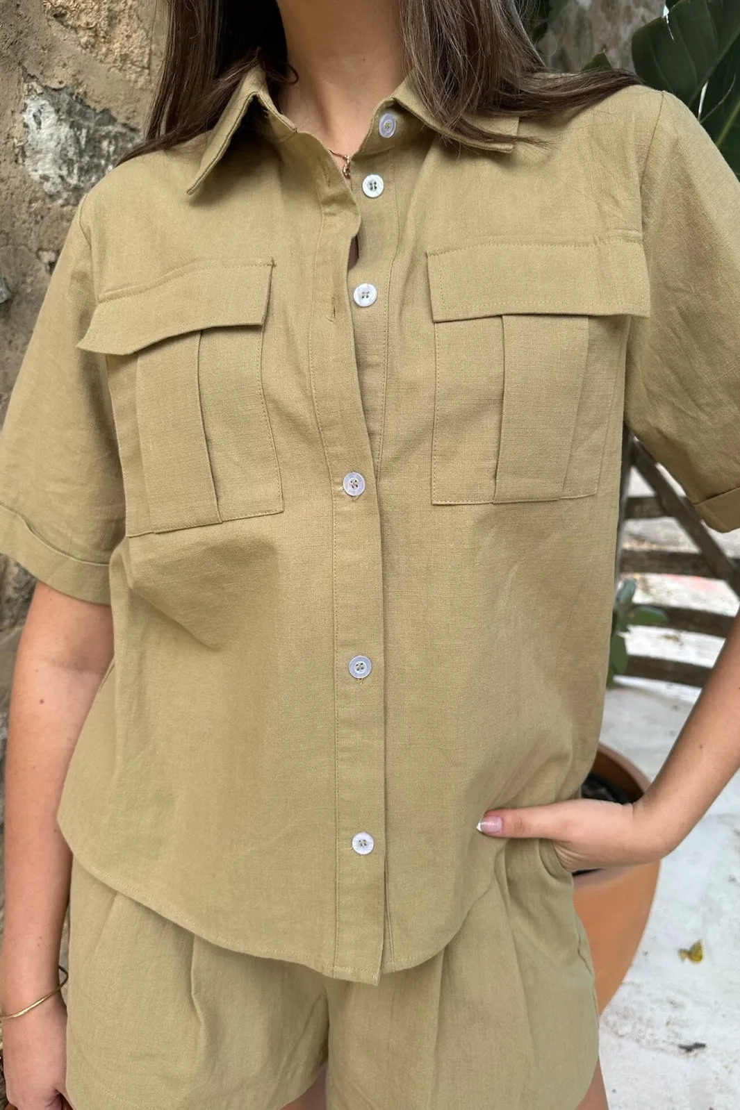 Online BYIC Celinaic Shirt lkhaki Light Khaki