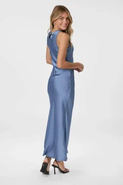 Online Neo Noir Celinie Heavy Sateen Dress 165621 407